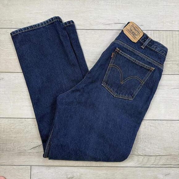 Vintage Levi’s Orange Tab Jeans Men's 36x30 Straight Leg Denim High Waist 80/90s - Picture 1 of 10